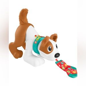 Fisher-Price Baby Toy 123 Crawl w/ Me Puppy Electronic Dog W/ Smart Stages